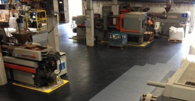 Anwendungsbeispiel Flexi-Tile als Industrieboden